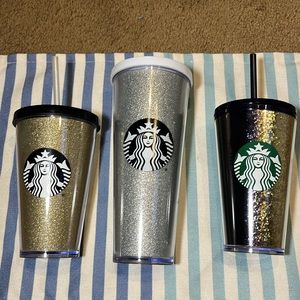 Starbucks Tumblrs *STRAW MISSING ON LARGER ONE*